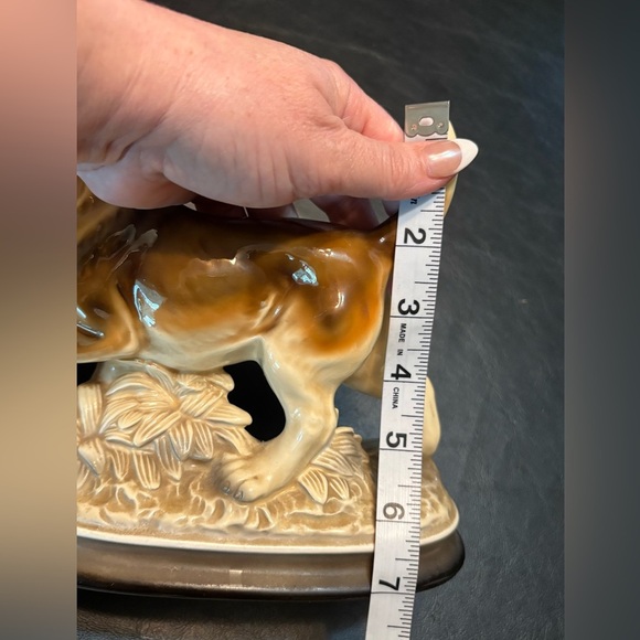 Vintage Porcelain Norleans Japan hunting dog with rabbit RARE find - Picture 8 of 8